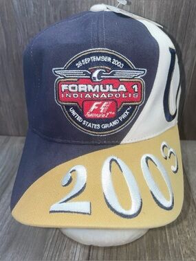 2003 Formula 1 Grand Prix Adjustable Indianapolis Speedway Strapback